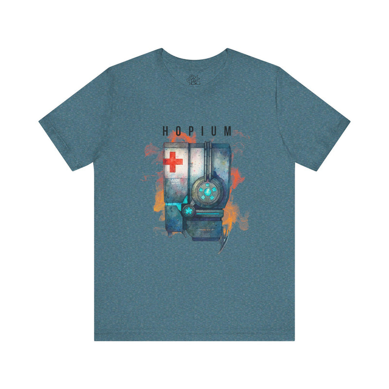 HOPIUM Half-Life 3 Meme T-Shirt – Watercolor Gaming Graphic Tee
