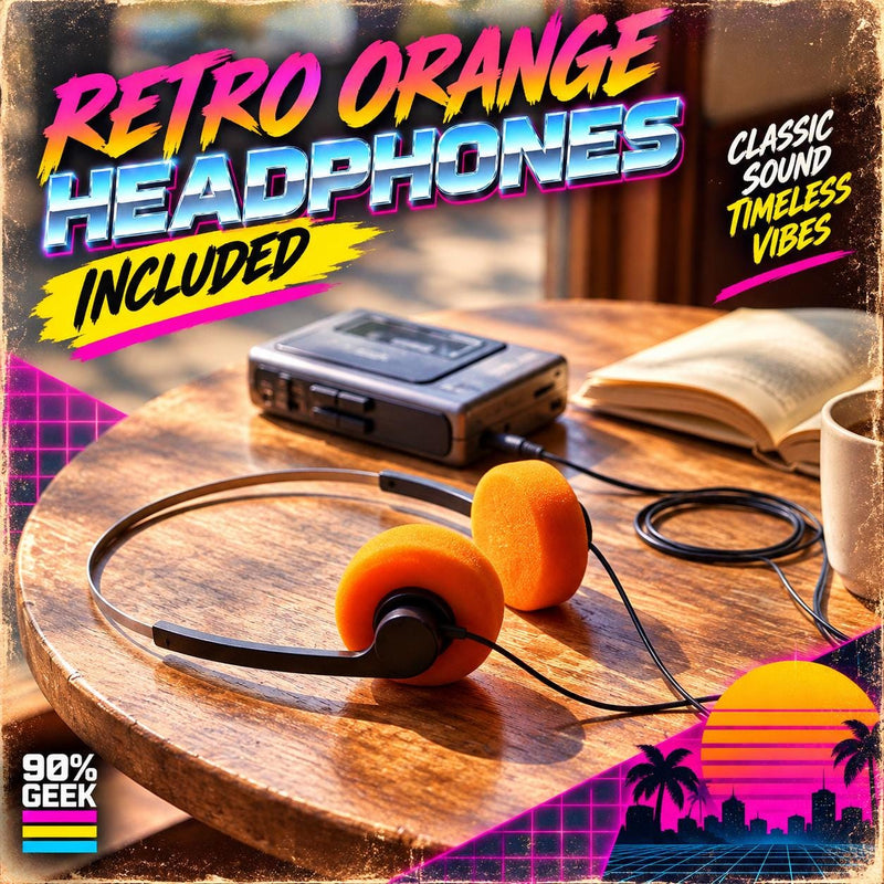 Cassette Player Starter Pack with AM/FM Radio, Headphones & 3 Tapes