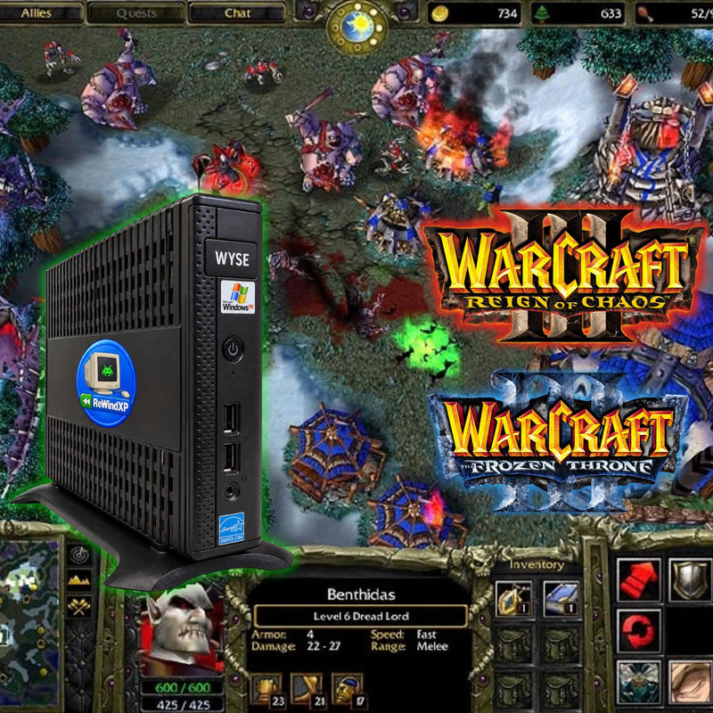 ReWindXP Windows XP Retro Gaming PC – 64GB SSD, 2GB RAM