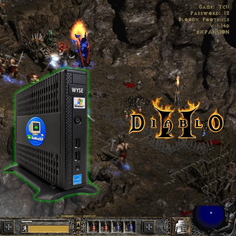 ReWindXP Windows XP Retro Gaming PC – 64GB SSD, 2GB RAM