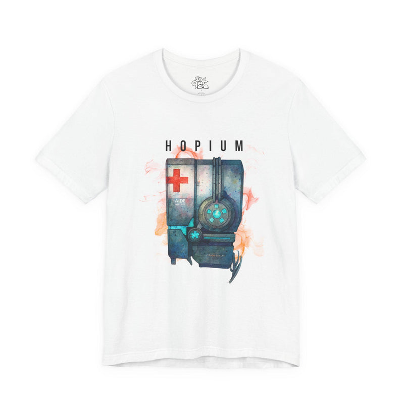 HOPIUM Half-Life 3 Meme T-Shirt – Watercolor Gaming Graphic Tee