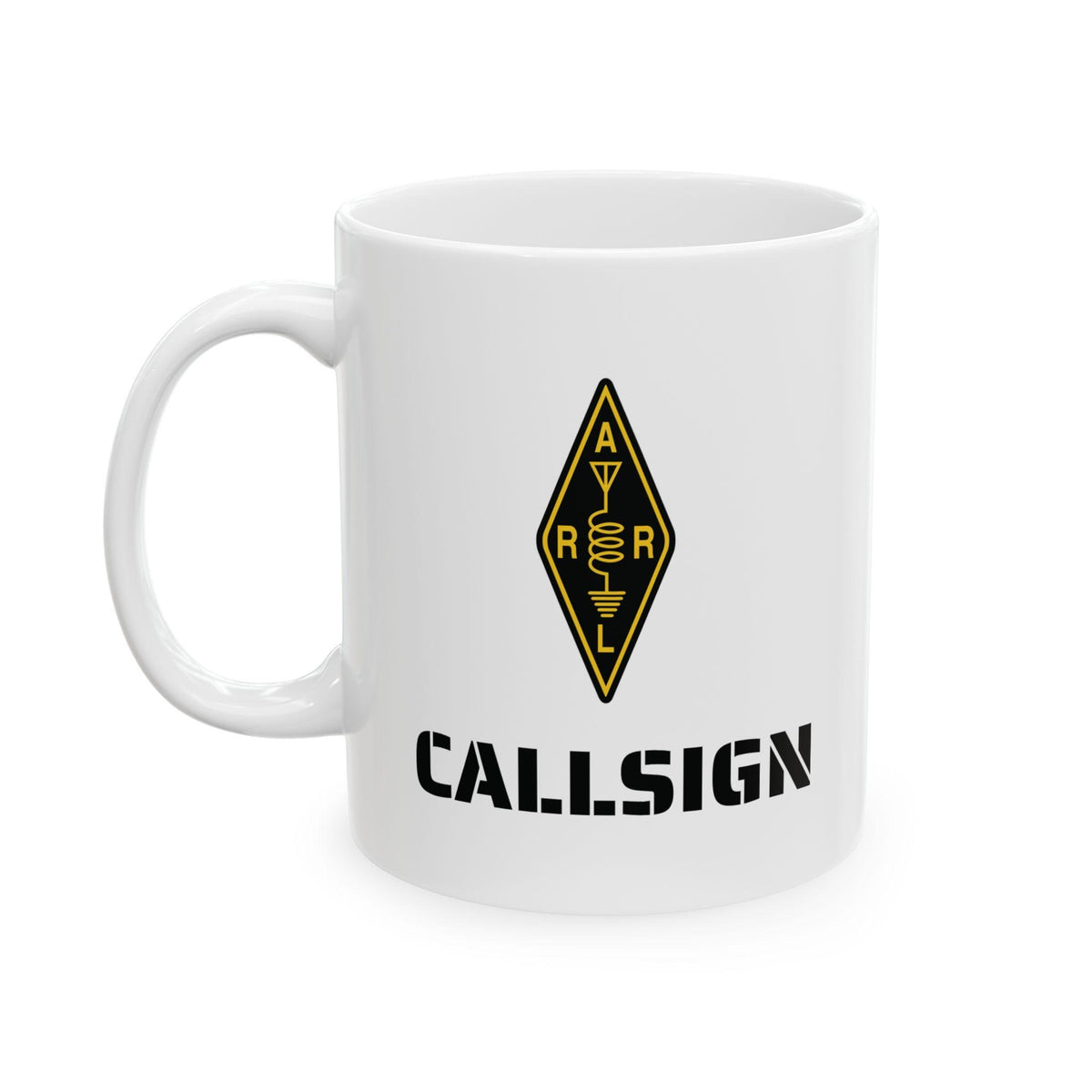 Personalized Ham Radio Callsign Mug – Morse Code & NATO Alphabet