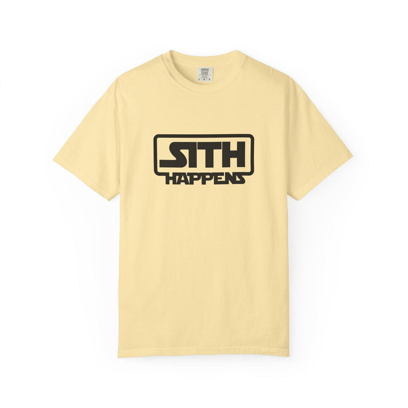 Sith Happens T-Shirt – Funny Star Wars Parody Graphic Tee