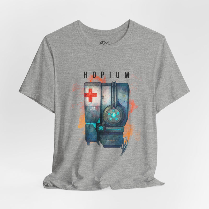 HOPIUM Half-Life 3 Meme T-Shirt – Watercolor Gaming Graphic Tee