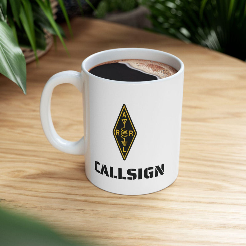 Personalized Ham Radio Callsign Mug – Morse Code & NATO Alphabet