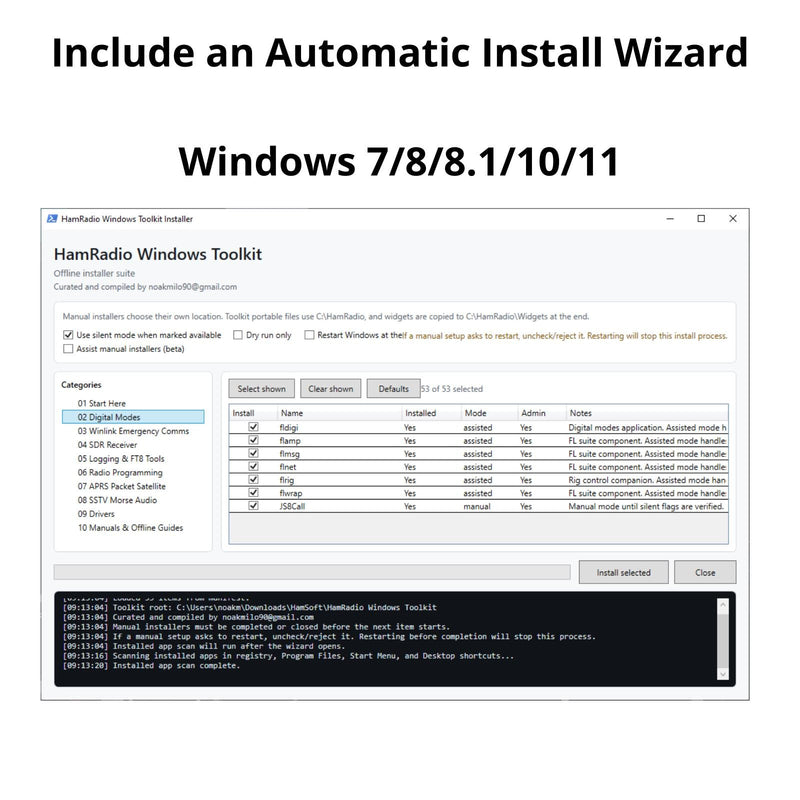 Ham Radio Windows Software Toolkit – Digital Download & Offline Guides