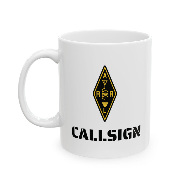 Personalized Ham Radio Callsign Mug – Morse Code & NATO Alphabet