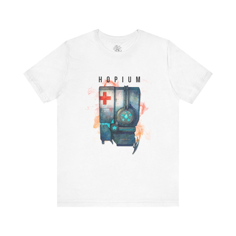 HOPIUM Half-Life 3 Meme T-Shirt – Watercolor Gaming Graphic Tee