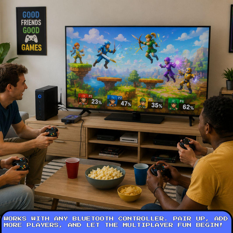 Batocera Retro Gaming External Hard Drive, 320GB + Wired Controller