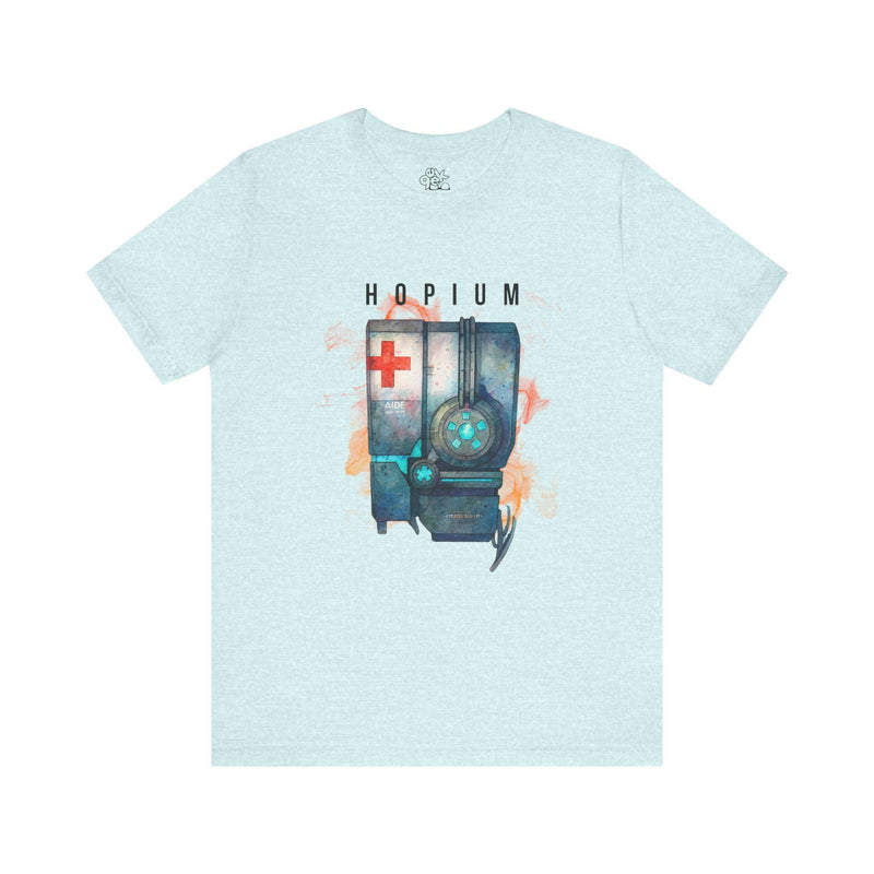 HOPIUM Half-Life 3 Meme T-Shirt – Watercolor Gaming Graphic Tee