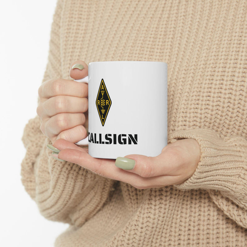 Personalized Ham Radio Callsign Mug – Morse Code & NATO Alphabet
