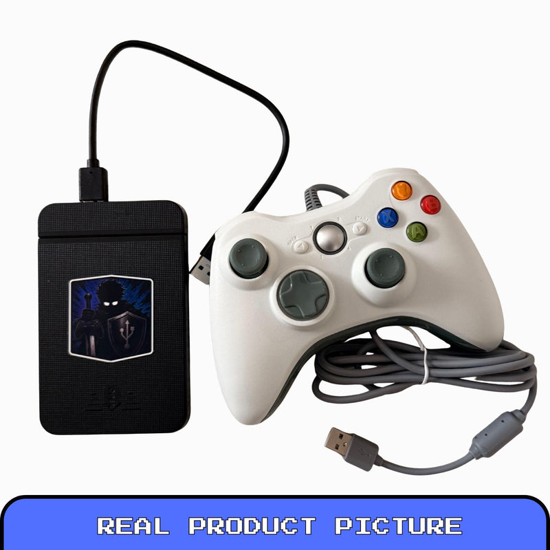 Batocera Retro Gaming External Hard Drive, 320GB + Wired Controller