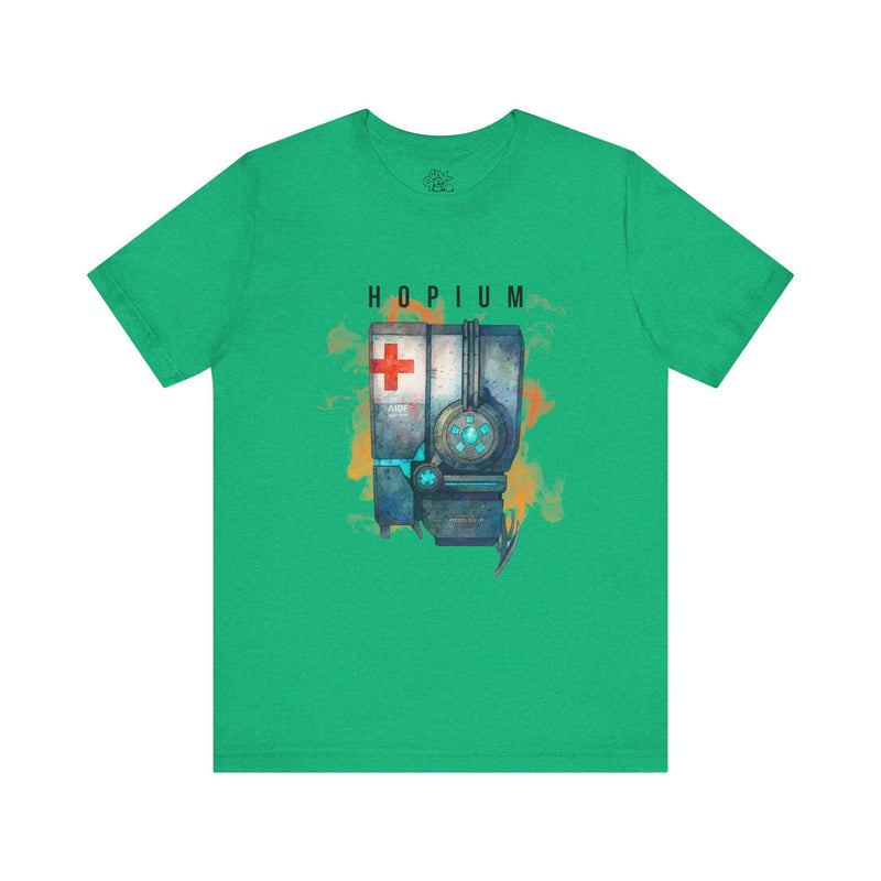 HOPIUM Half-Life 3 Meme T-Shirt – Watercolor Gaming Graphic Tee