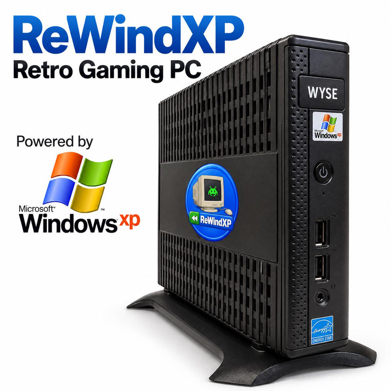 ReWindXP Windows XP Retro Gaming PC – 64GB SSD, 2GB RAM