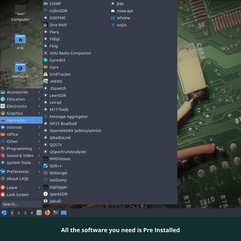 DragonOS Noble Live USB, 32GB USB 3.0 – Ham Radio & SDR Linux